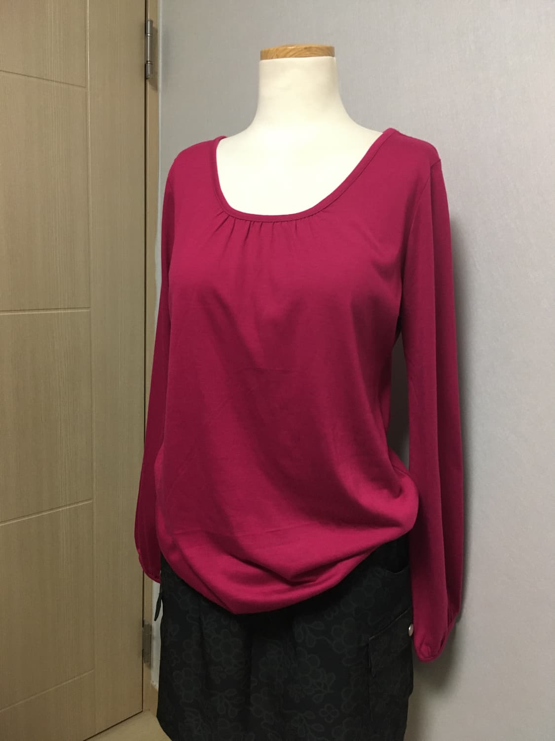 빈티지 자주핑크 롱티셔츠 y2k 키키 상품이미지2