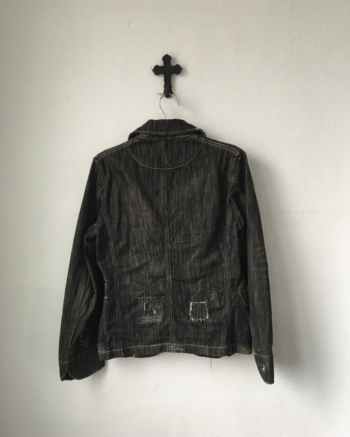 Button stitch point denim jacket 상품이미지3