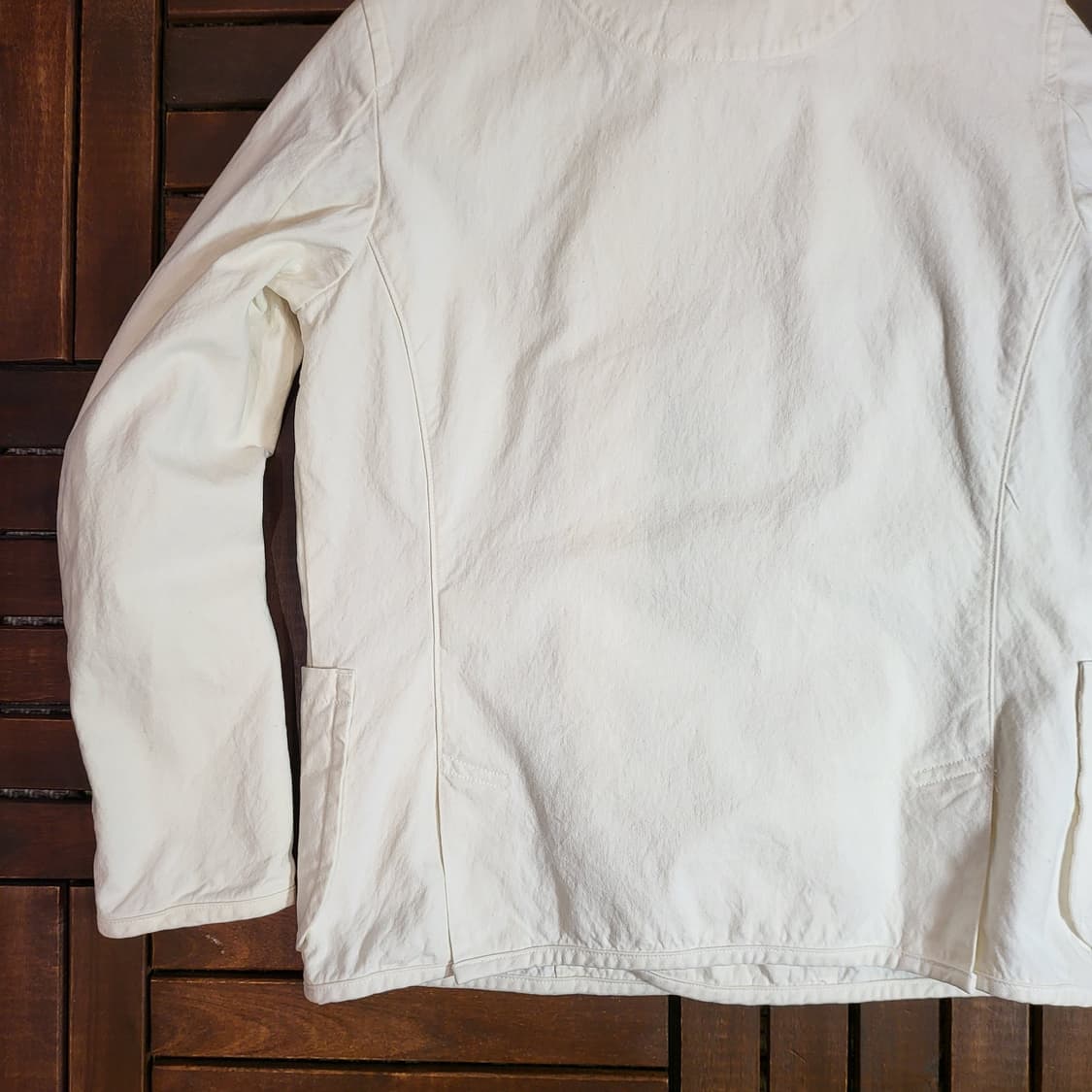 단톤(DANTON)브레스티드 코튼 자켓 (36) made in Japan 상품이미지8
