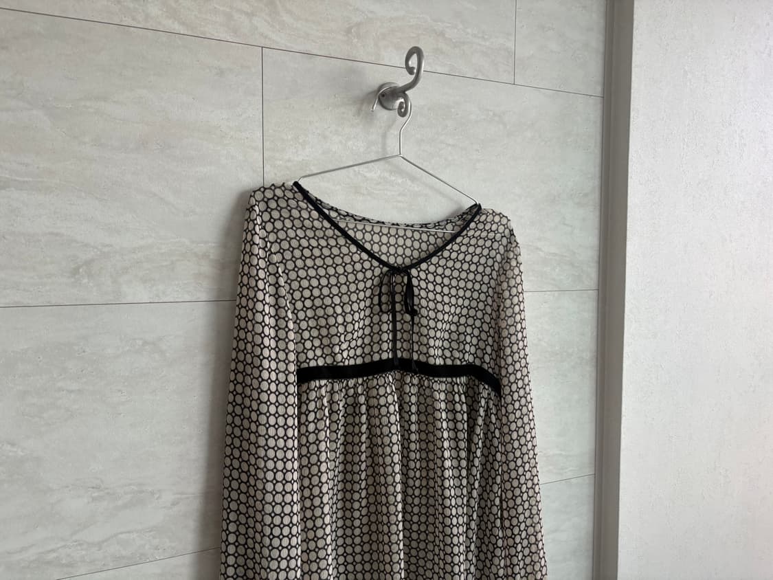 polka dot sheer blouse 상품이미지5