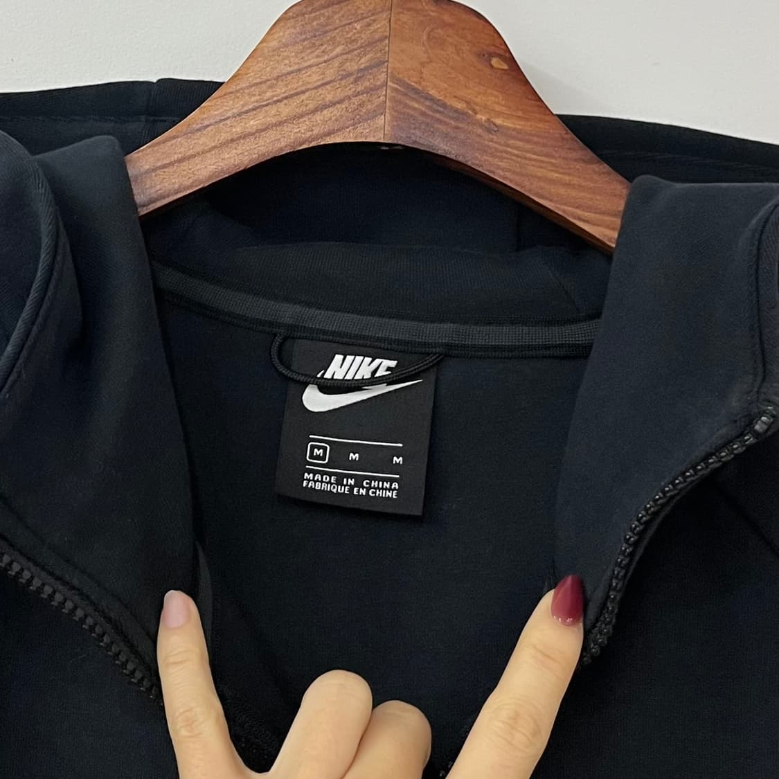 나이키 테크플리스 테크팩 윈드러너 블랙 후드집업 상품이미지6