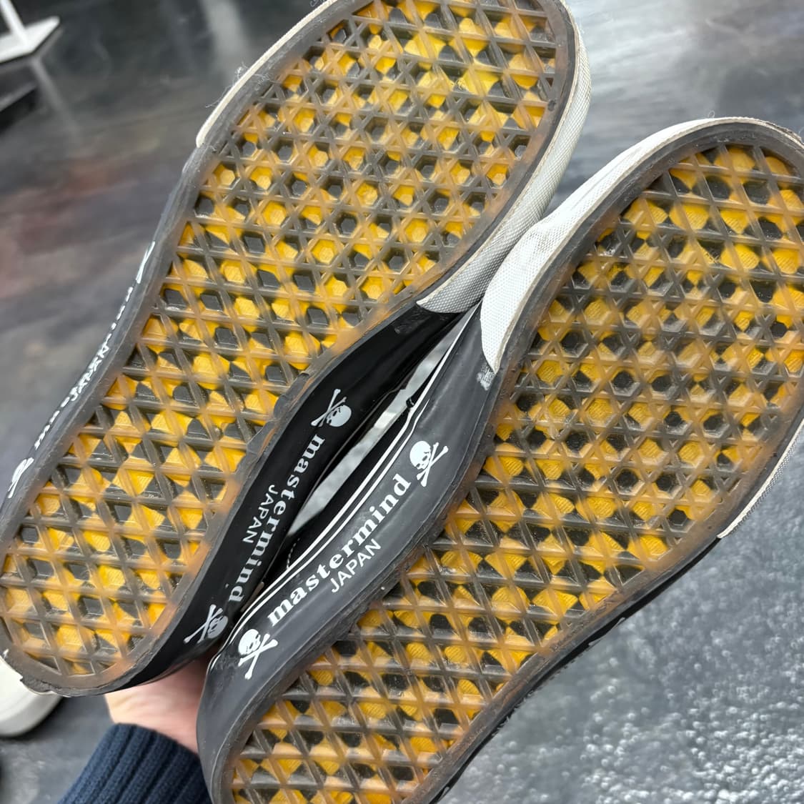 (250)반스x 마스터마인드 SK8 하이 블랙 레더 상품이미지3