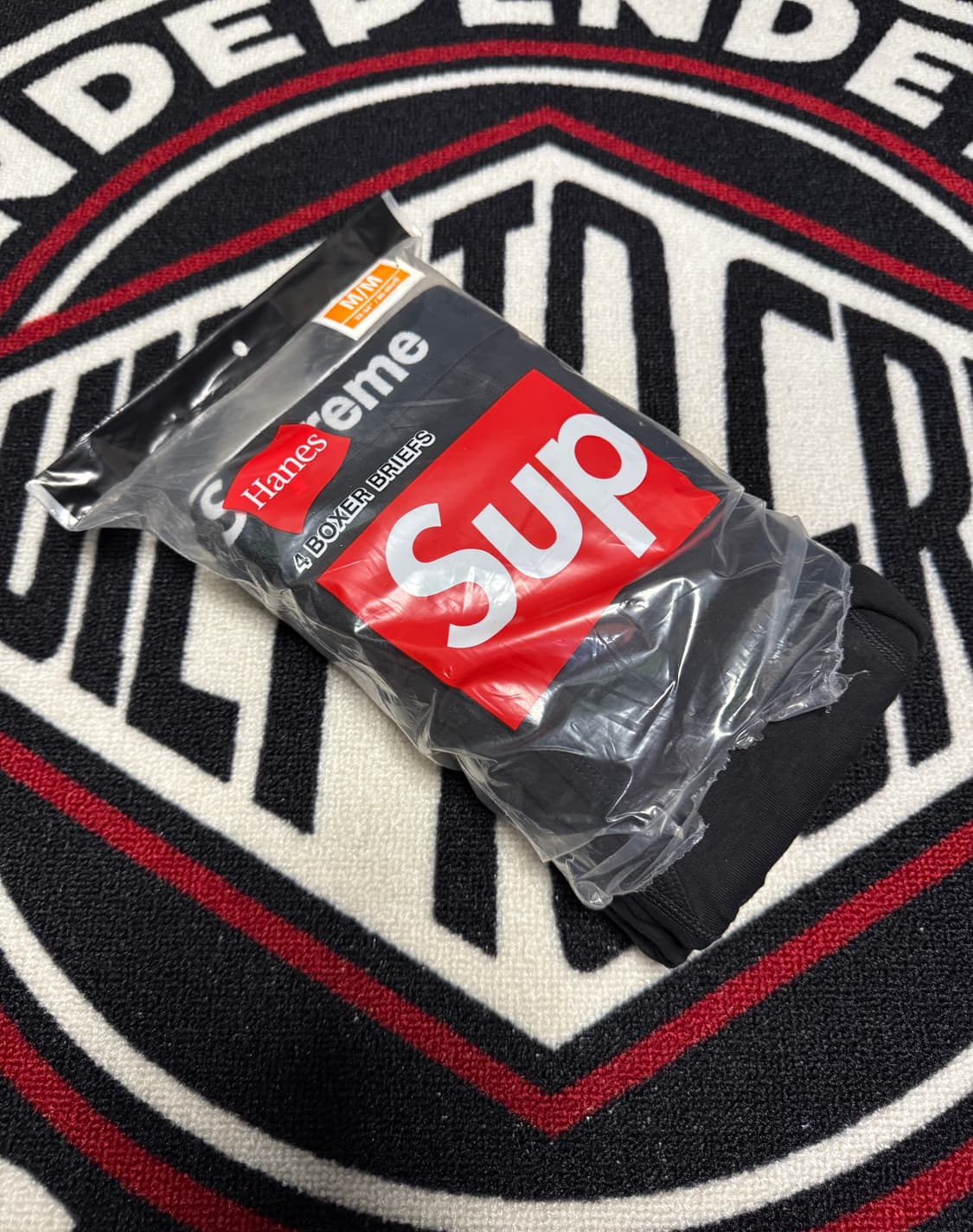 슈프림 헤인즈 복서 브리프 블랙 낱개 판매 상품이미지5