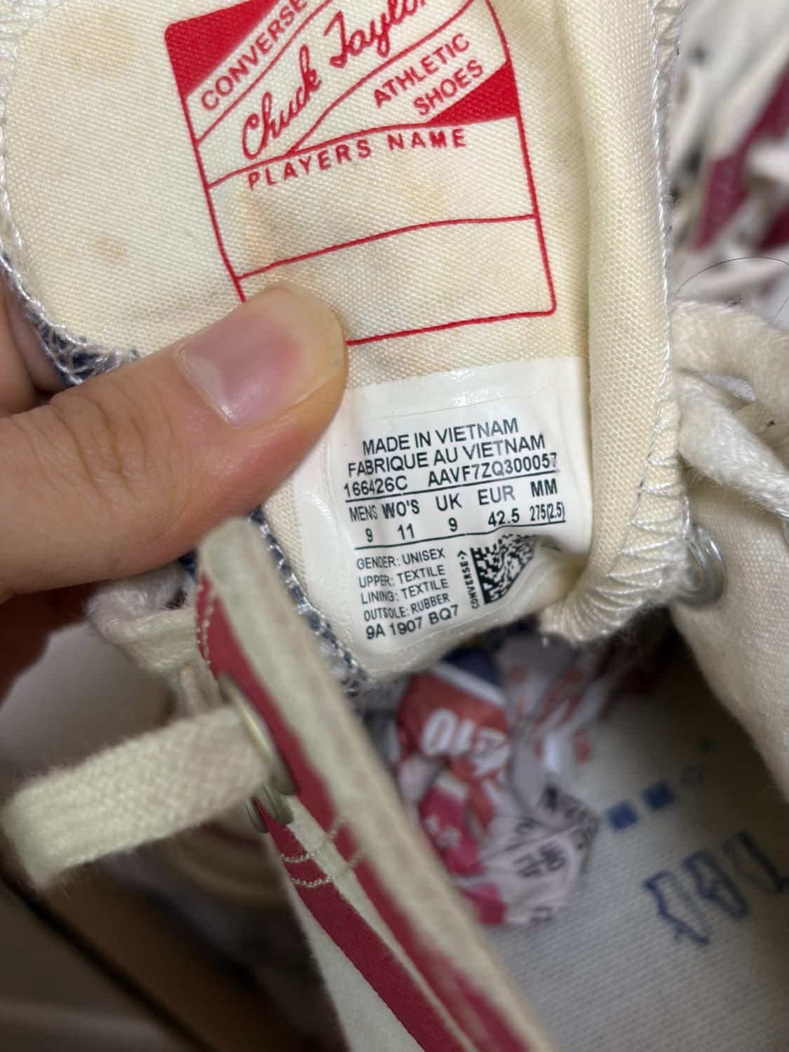 275 컨버스 척 70 하이 아카이 브 리스트럭처드 성조기 상품이미지4