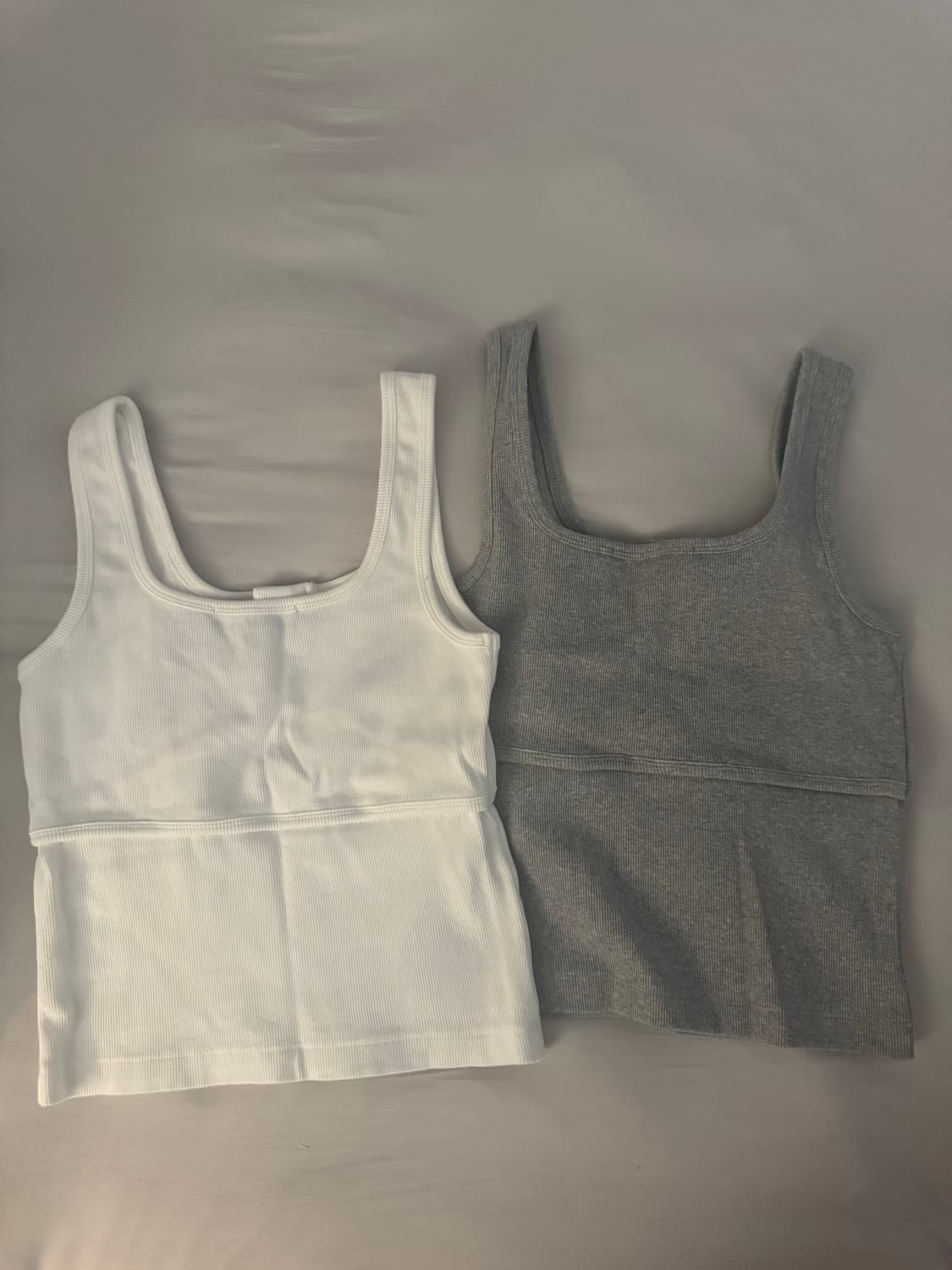 엘씨디씨 뷔스티에 디테일 탱크탑 gray 상품이미지4