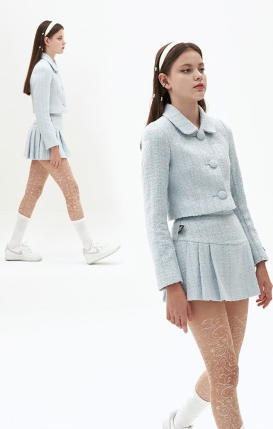 오드원아웃 트위드 셋업 상품이미지6