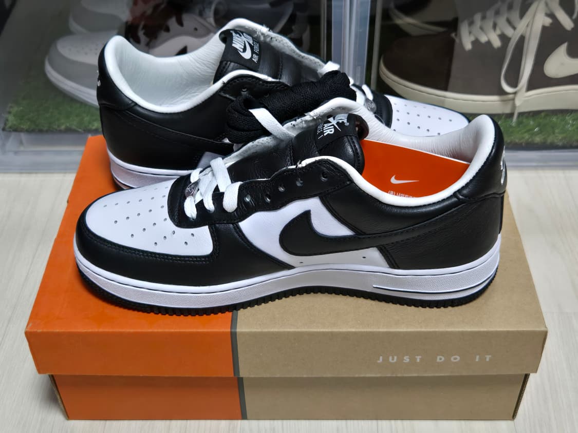 [판매](260)나이키 x 테러 스쿼드 에어포스 1 로우 QS 블랙아웃 상품이미지3