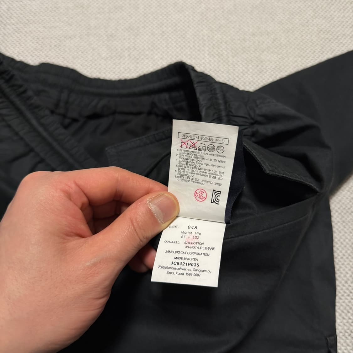 juun.j (준지) 써밋 코튼 카고팬츠 상품이미지6