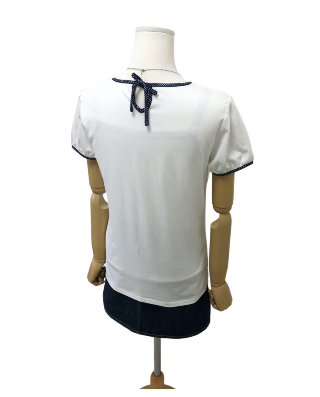 도트 리본 퍼프 반팔티 상품이미지4