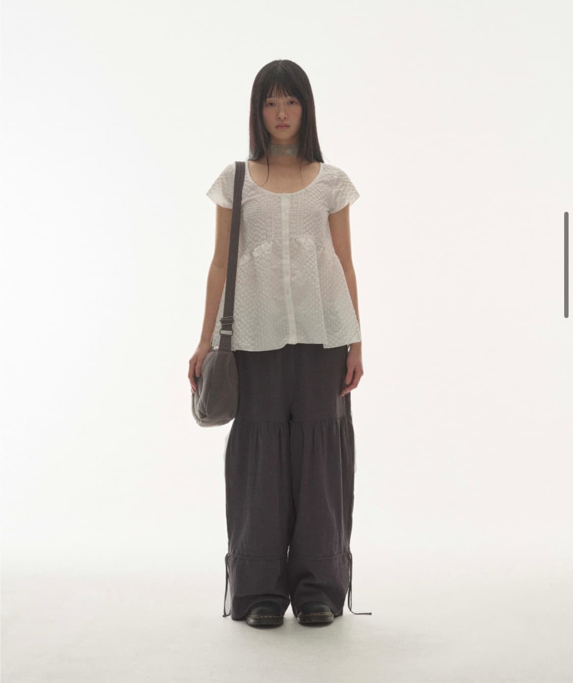 PINTUCK BLOUSE WHITE 상품이미지4