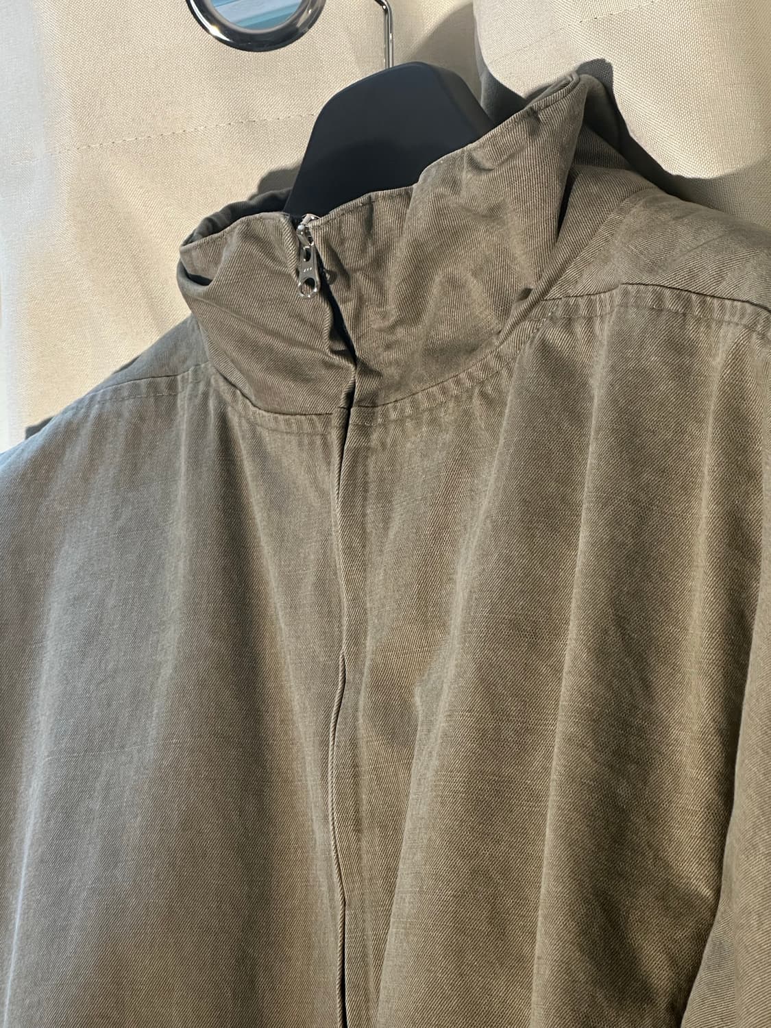 런디 _ 헤리티지 크롭 점퍼 카키 L 상품이미지3