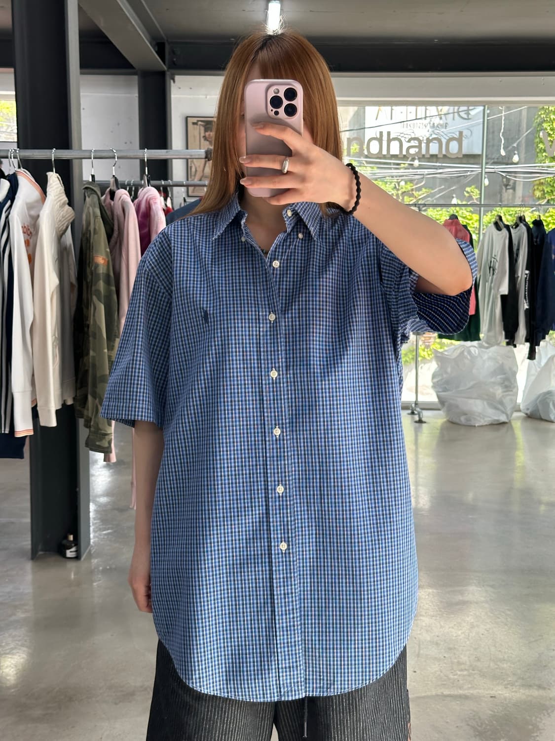 폴로랄프로렌 클래식핏 체크 반팔셔츠 상품이미지1