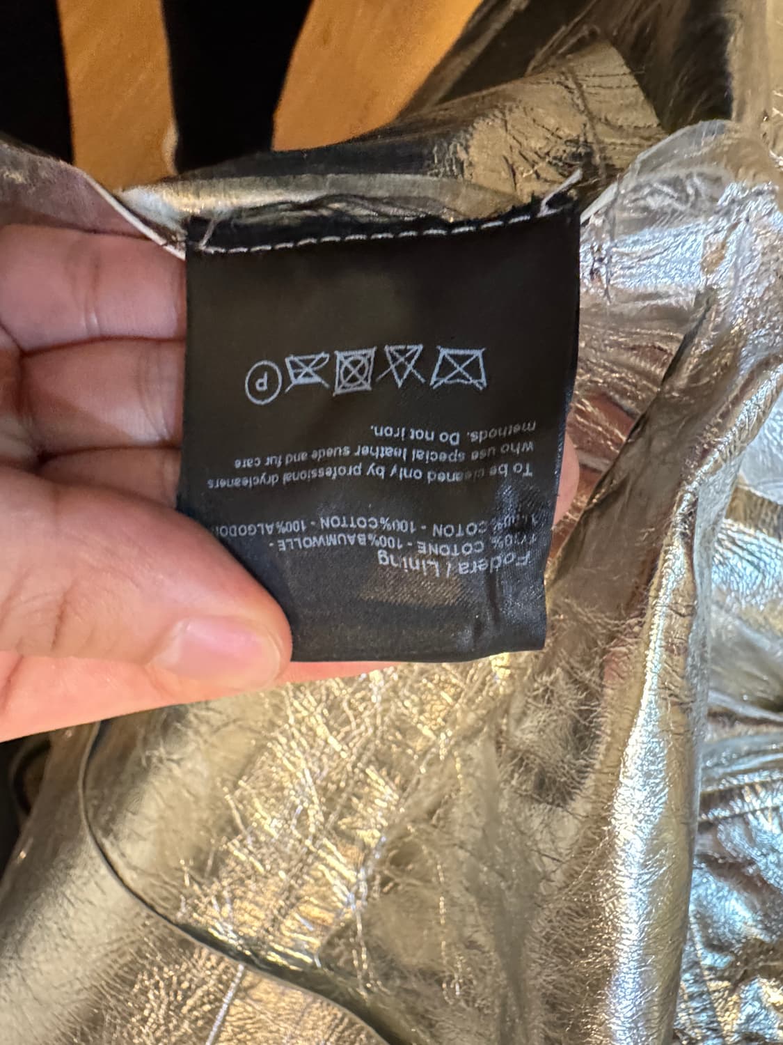 CALVIN KLEIN 205W39NYC 메탈릭 레더 웨스턴 셔츠원피스 상품이미지6