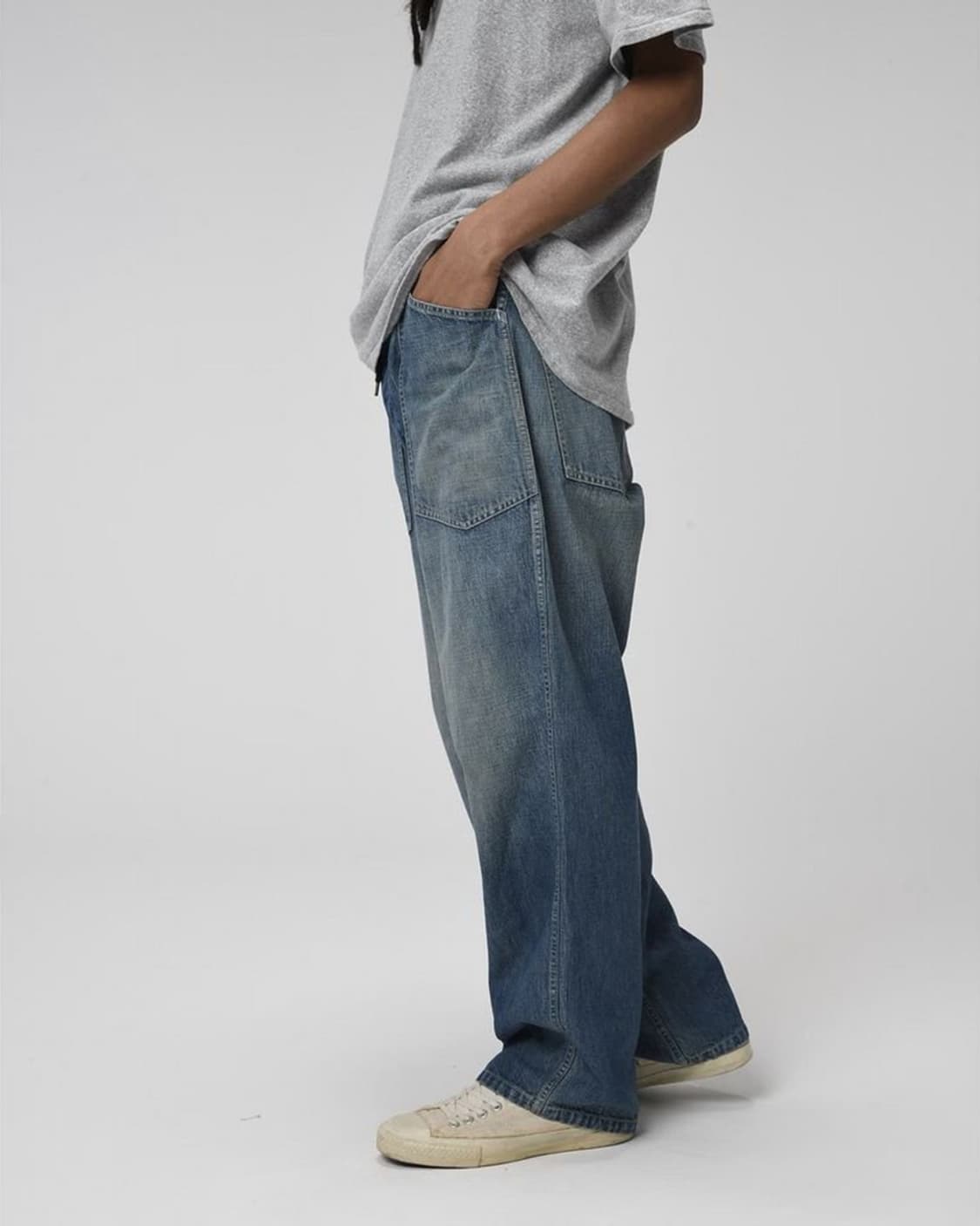 BOWWOW US Army M35 Denim Trousers 상품이미지5