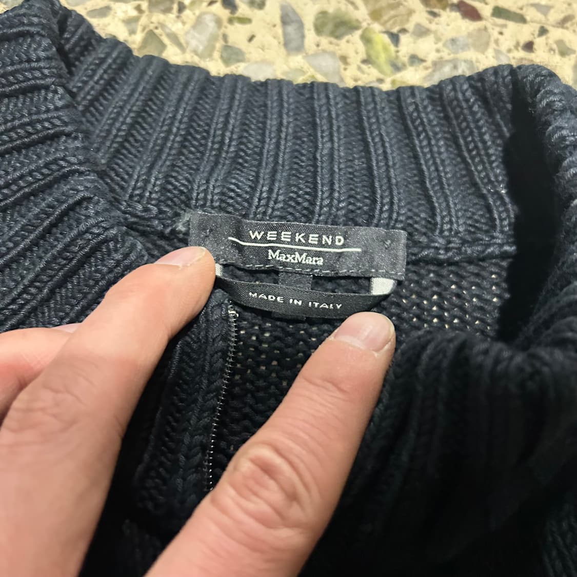 막스마라 위켄드(MaxMara Weekend) 블랙 집업 자켓 상품이미지4
