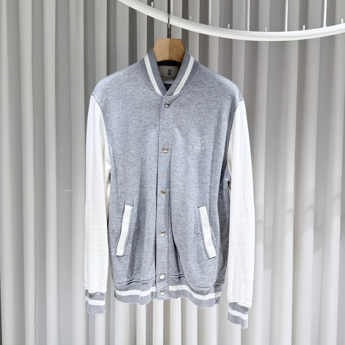 S /XXS 브루넬로 쿠치넬리 로고 그레이 스타디움 셋업 상품이미지2