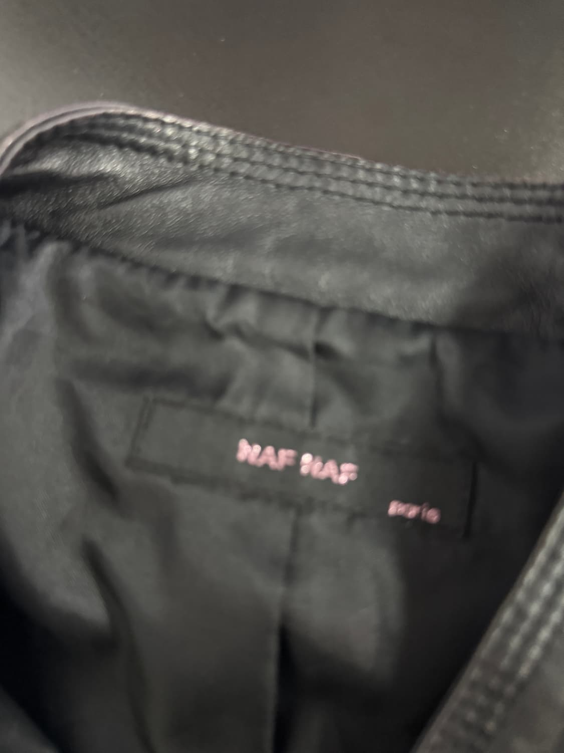 여성 빈티지 y2k 크롭 리얼 양가죽 자켓 44 xs 상품이미지3