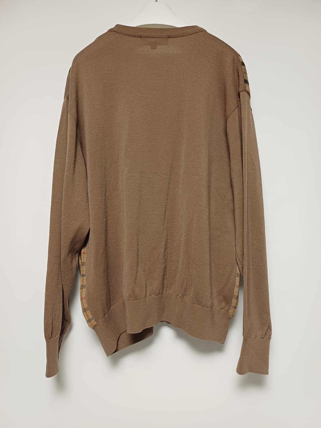 [Vintage] 00's DAKS GOLF 하우스체크 울 가디건/100 상품이미지2