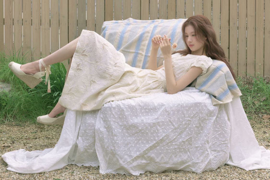 르니나 미디 자수 원피스 (사나 원피스) 상품이미지2