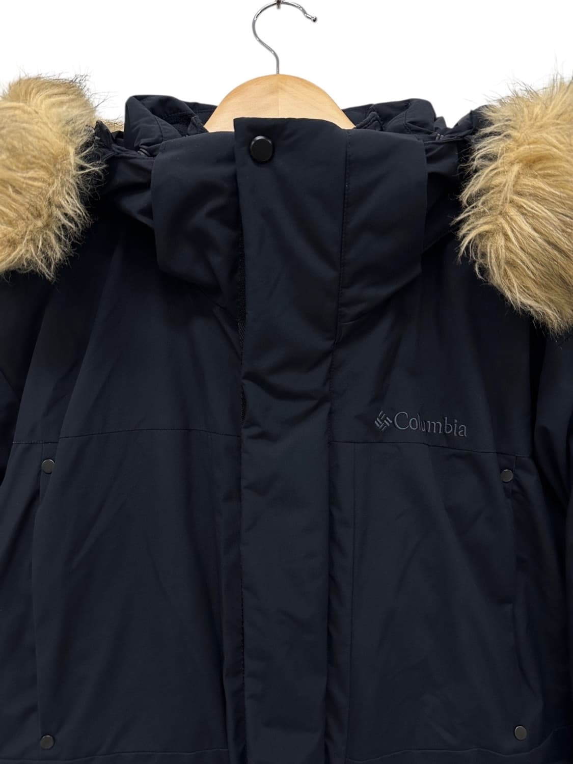 컬럼비아 구스다운 야상패딩 네이비 (L) 상품이미지2