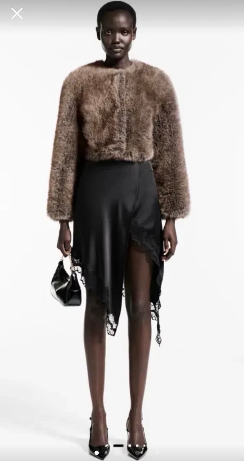 망고 mango 퍼자켓 상품이미지2