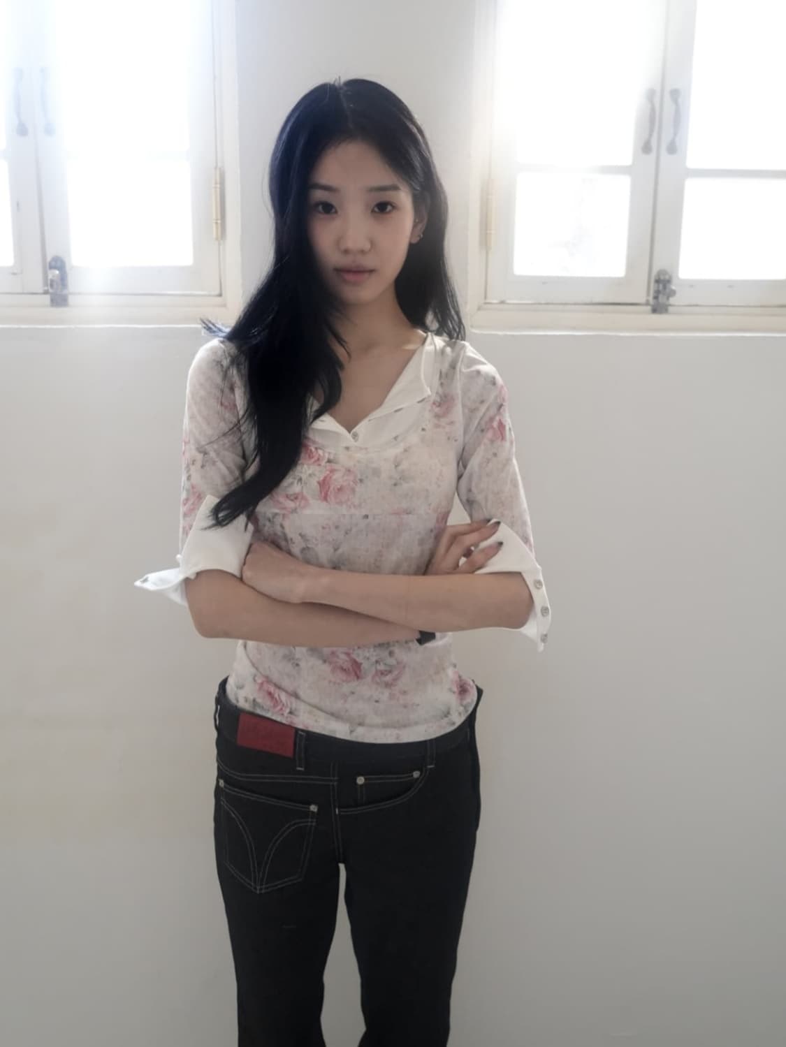 인앵양인하모니 레이어드 탑 로즈 상품이미지3