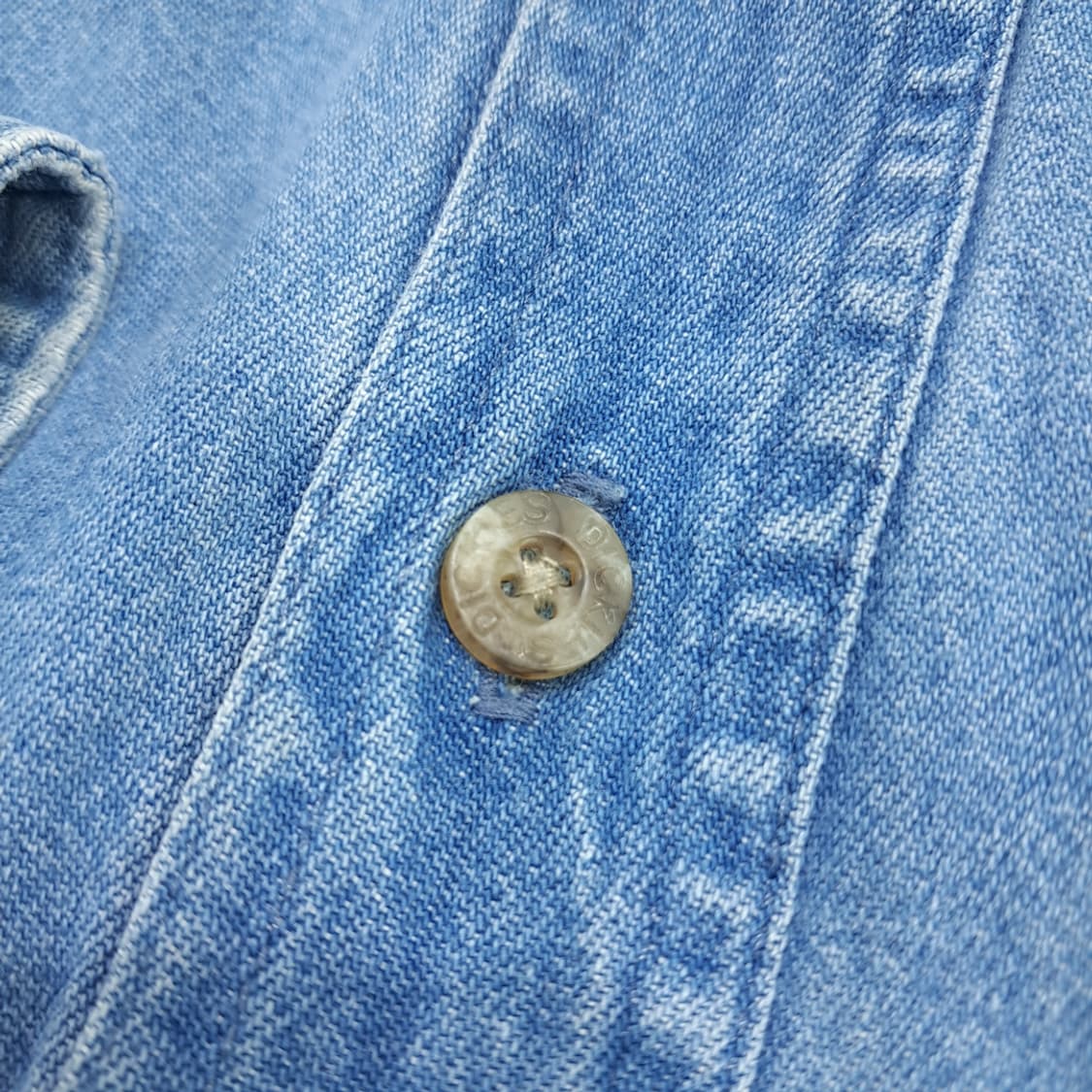 Co830 XL 디키즈 00s 연청 데님 긴팔 셔츠 상품이미지8