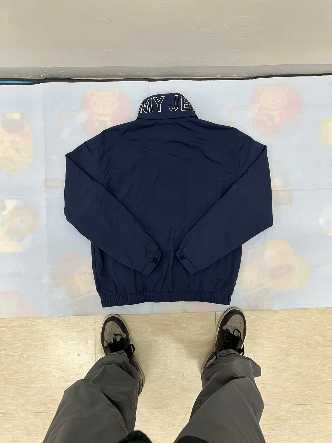 타미진스 반집업 후드 바람막이 웜업 L 상품이미지6