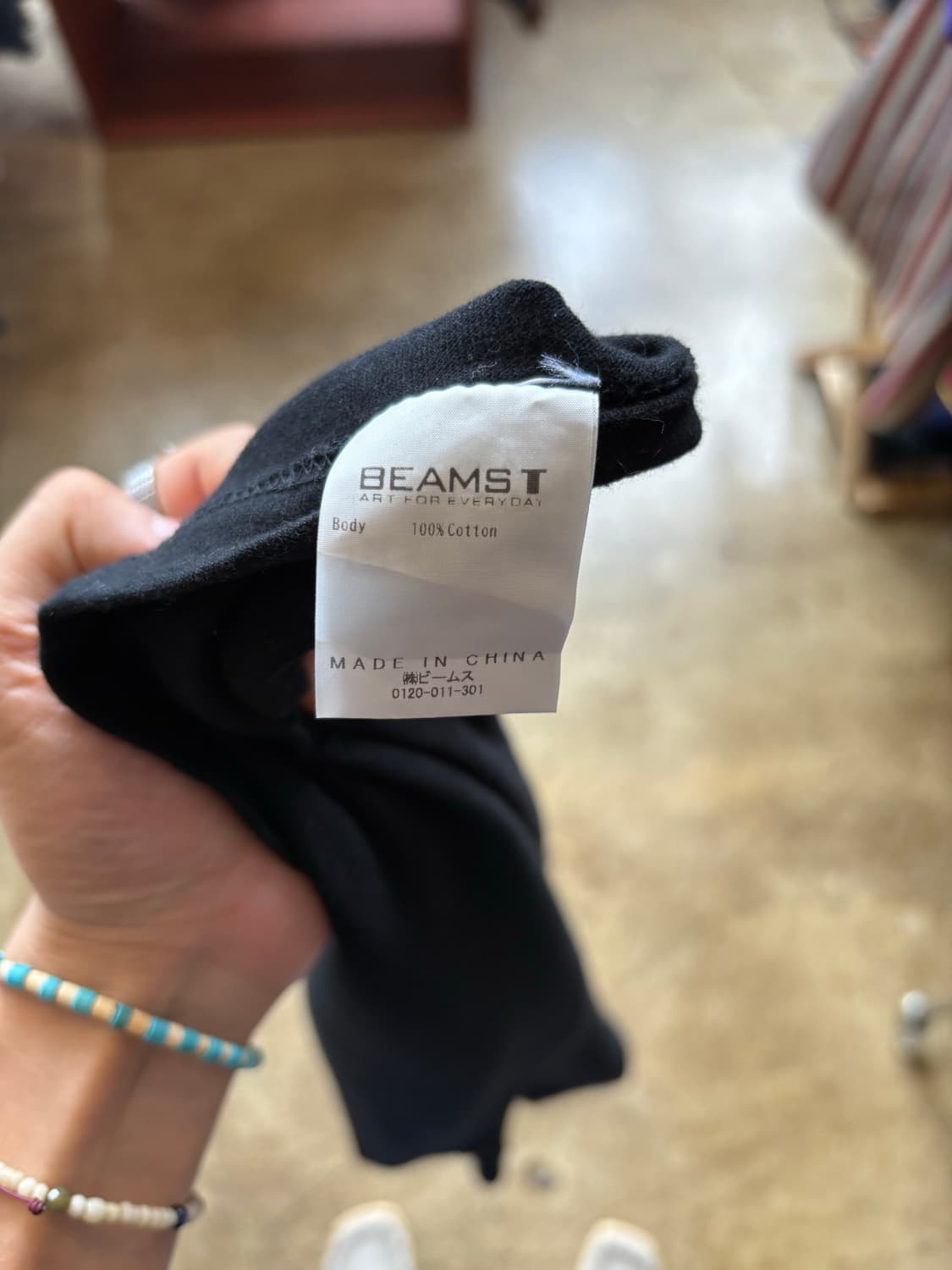 빔즈 BEAMS 1/2tee 상품이미지3
