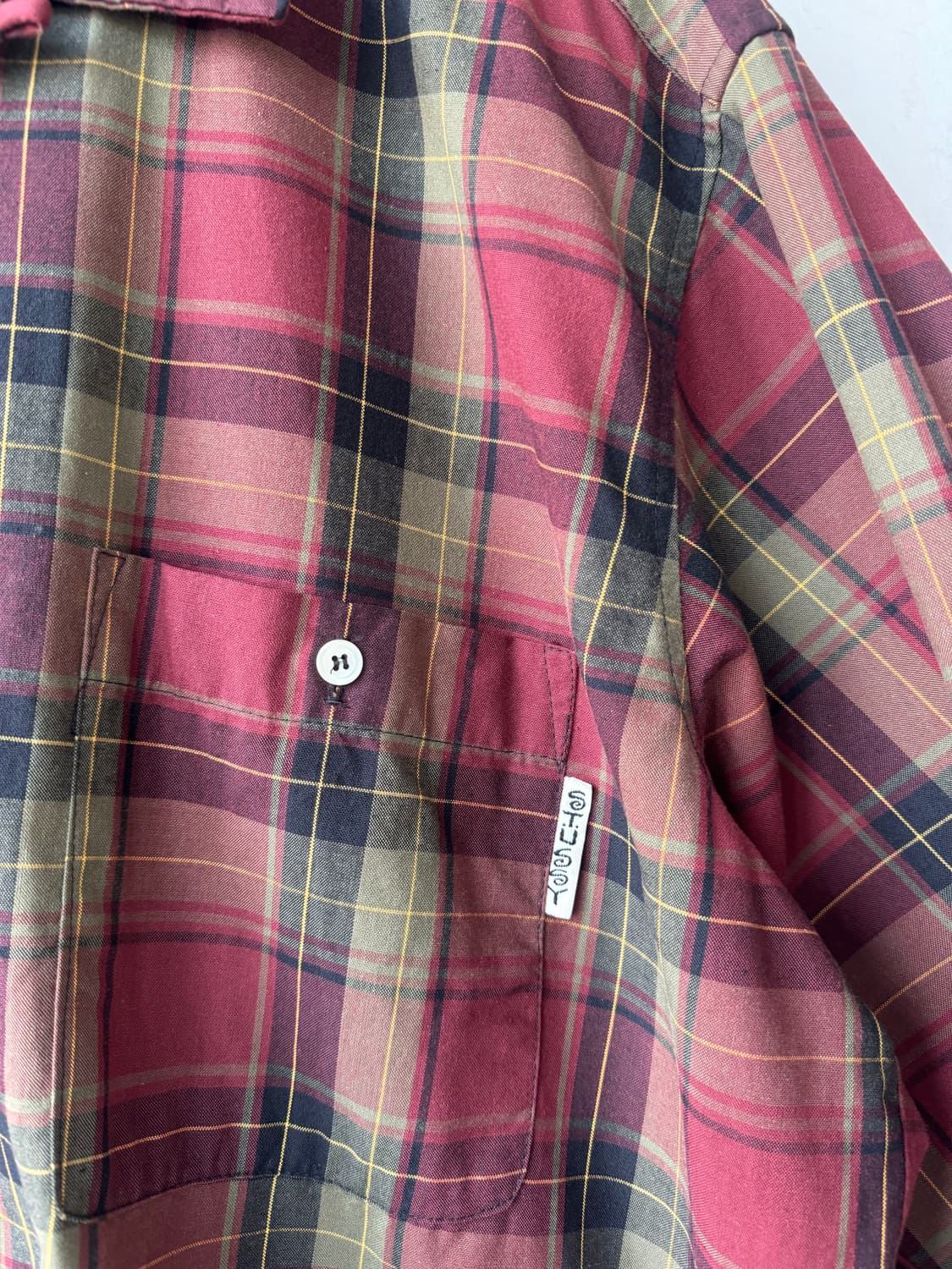 80s 스투시 체크 셔츠 상품이미지6