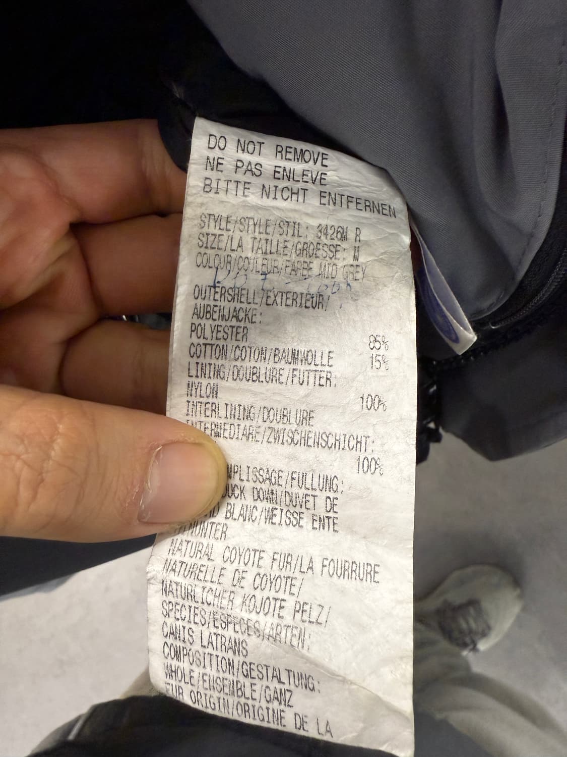 캐나다구스 정품 패딩 M 사이즈 상품이미지7