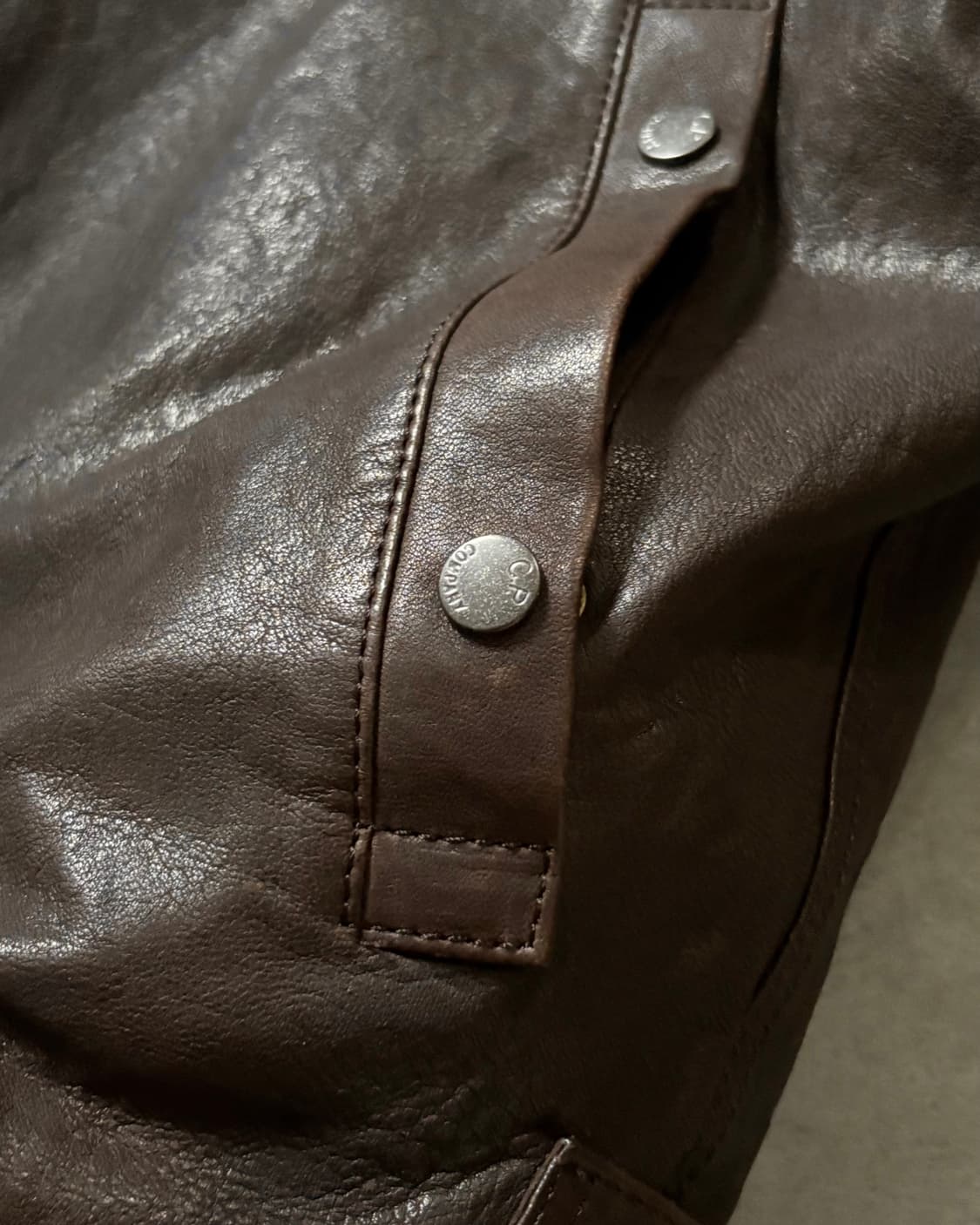 C.P company CP 씨피컴퍼니 브라운 양가죽 라이더 자켓 상품이미지6