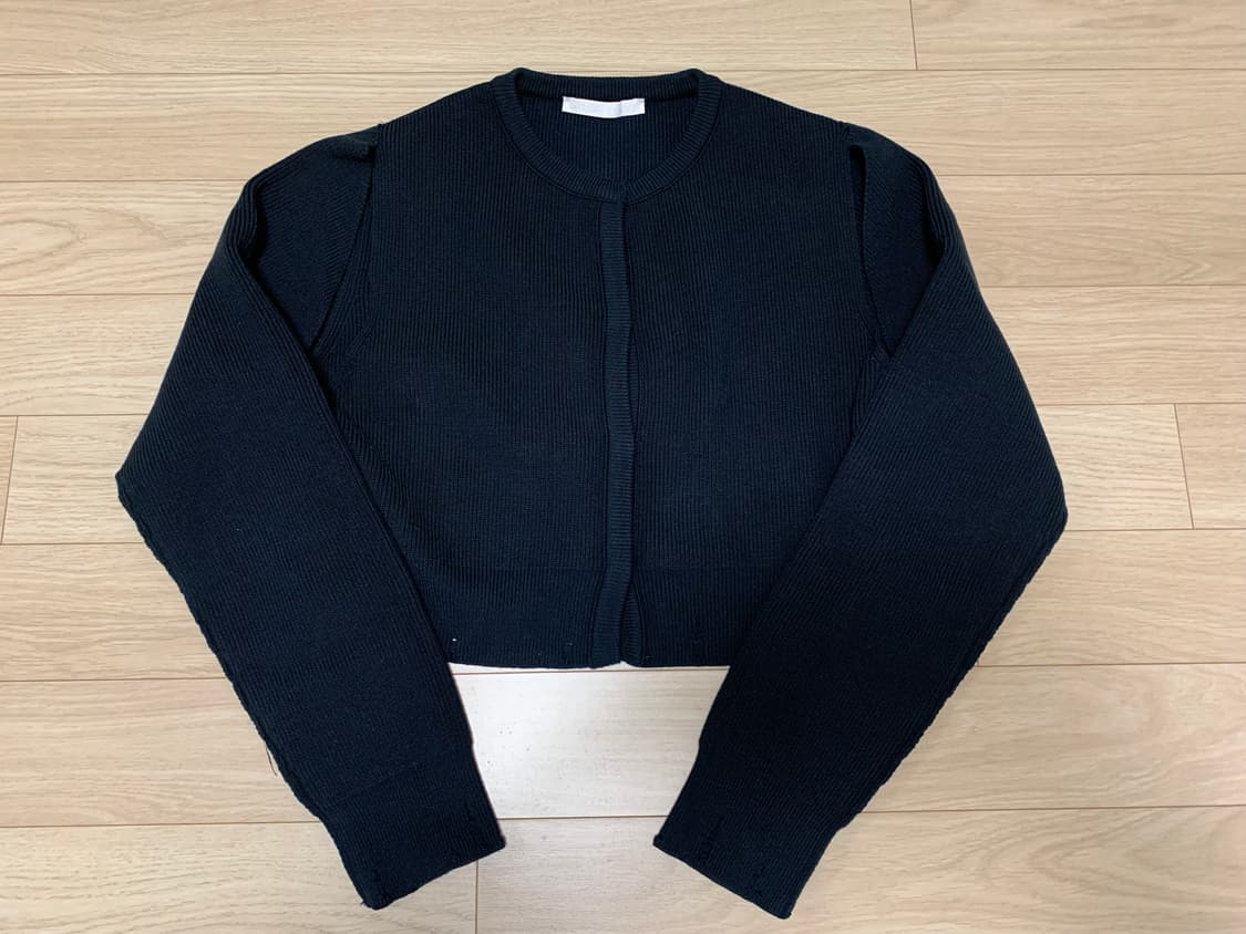 스튜디오테이블 슬릿 가디건 딥차콜 상품이미지2