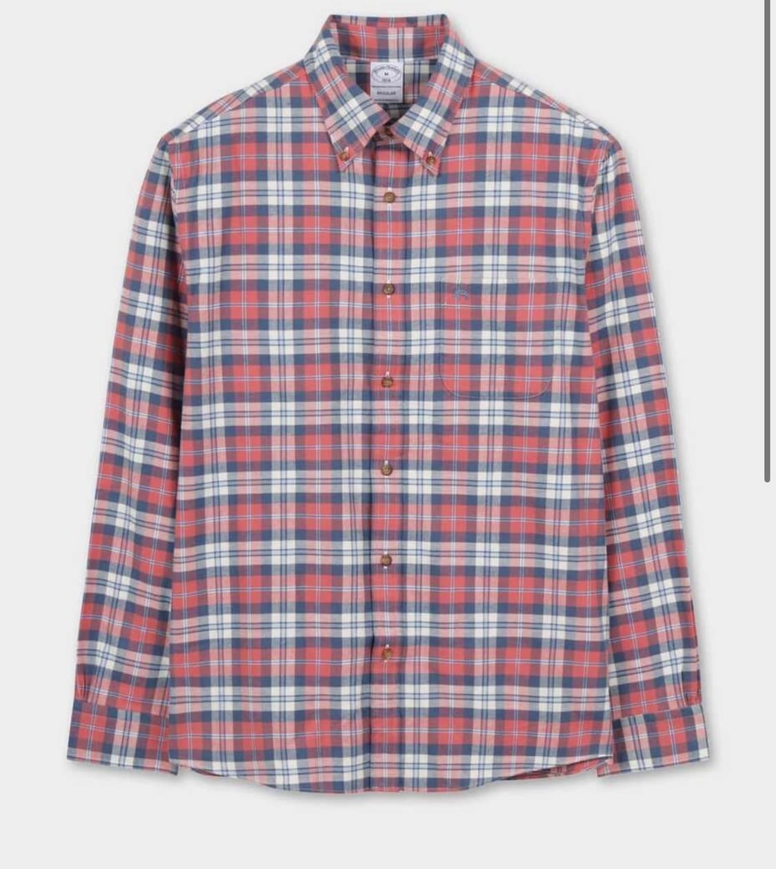 브룩스 브라더스 플란넬 체크 셔츠 상품이미지1