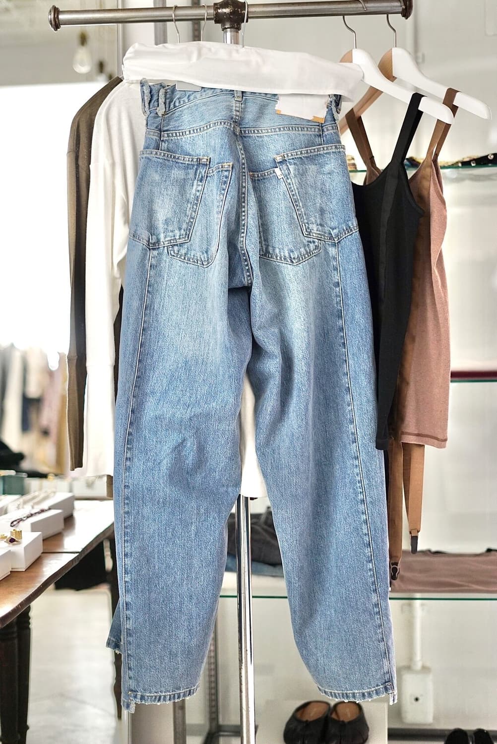 Zip baggy pants 라지 상품이미지3