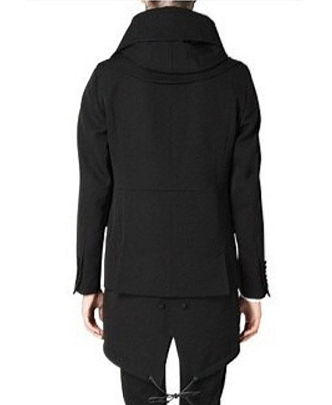 [S]맨즈온 지방시 모티브 레이어드 코트 블랙 상품이미지9