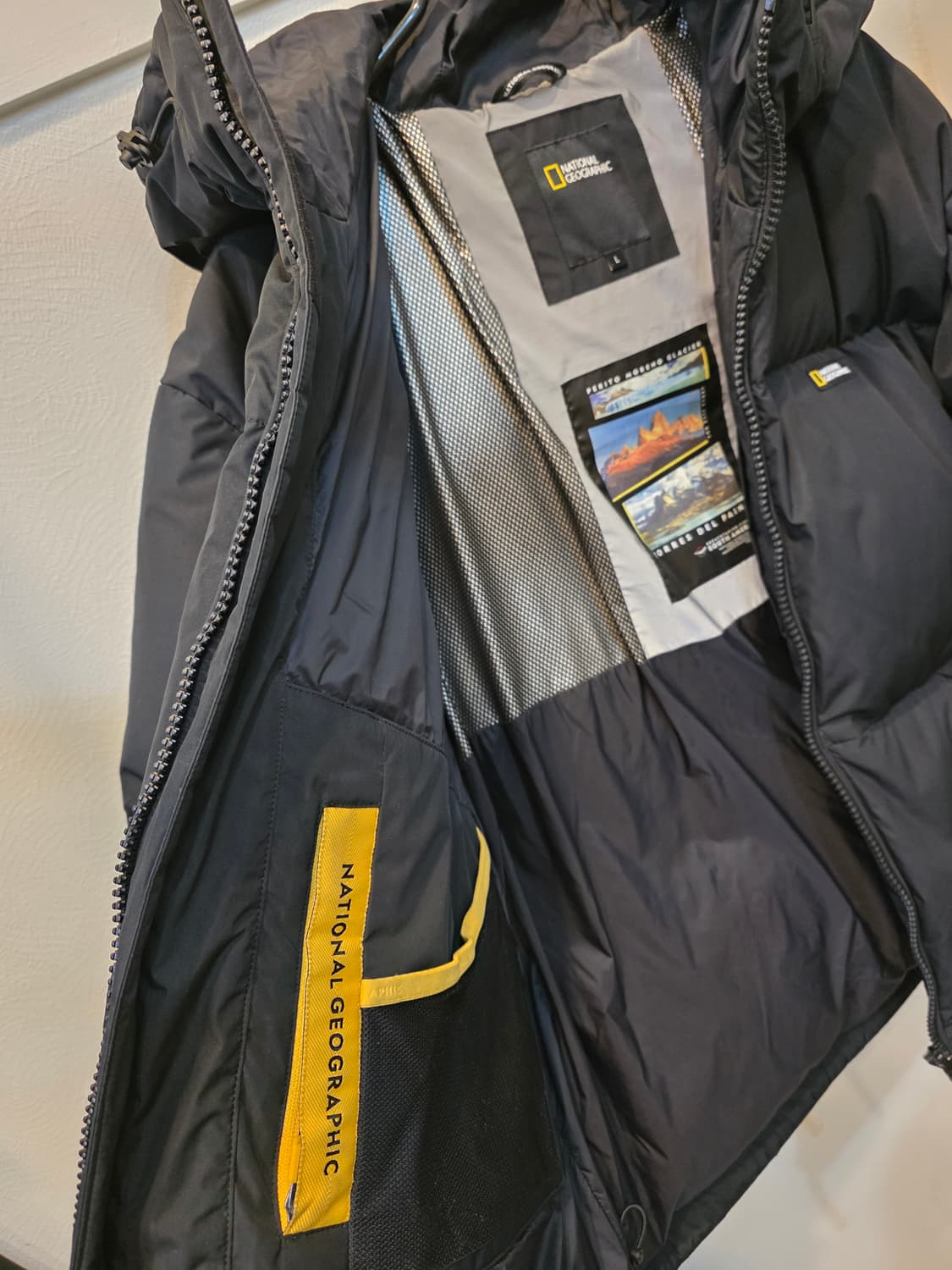 내셔널지오그래픽 덕다운 후드블랙 패딩 L사이즈 상품이미지6