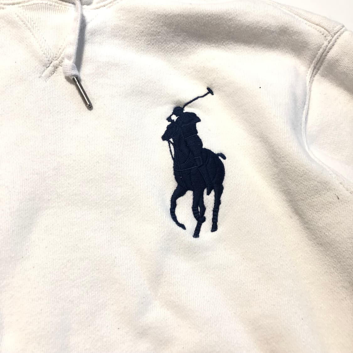 폴로 랄프로렌 화이트 후드티 상품이미지4