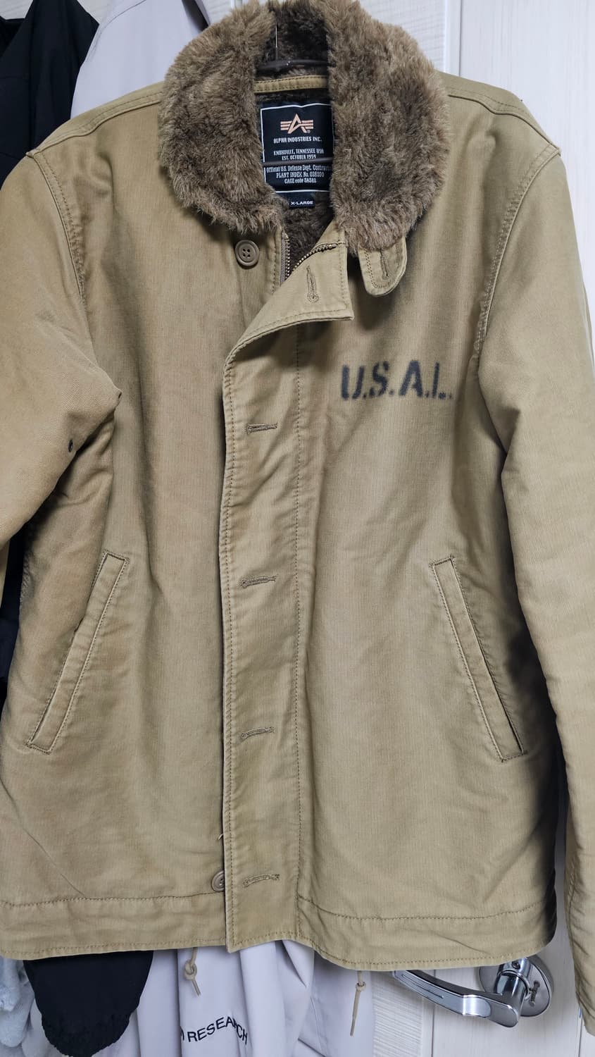 알파 인더스트리 N-1 덱 자켓 (베이니/XL) 판매합니다 상품이미지1