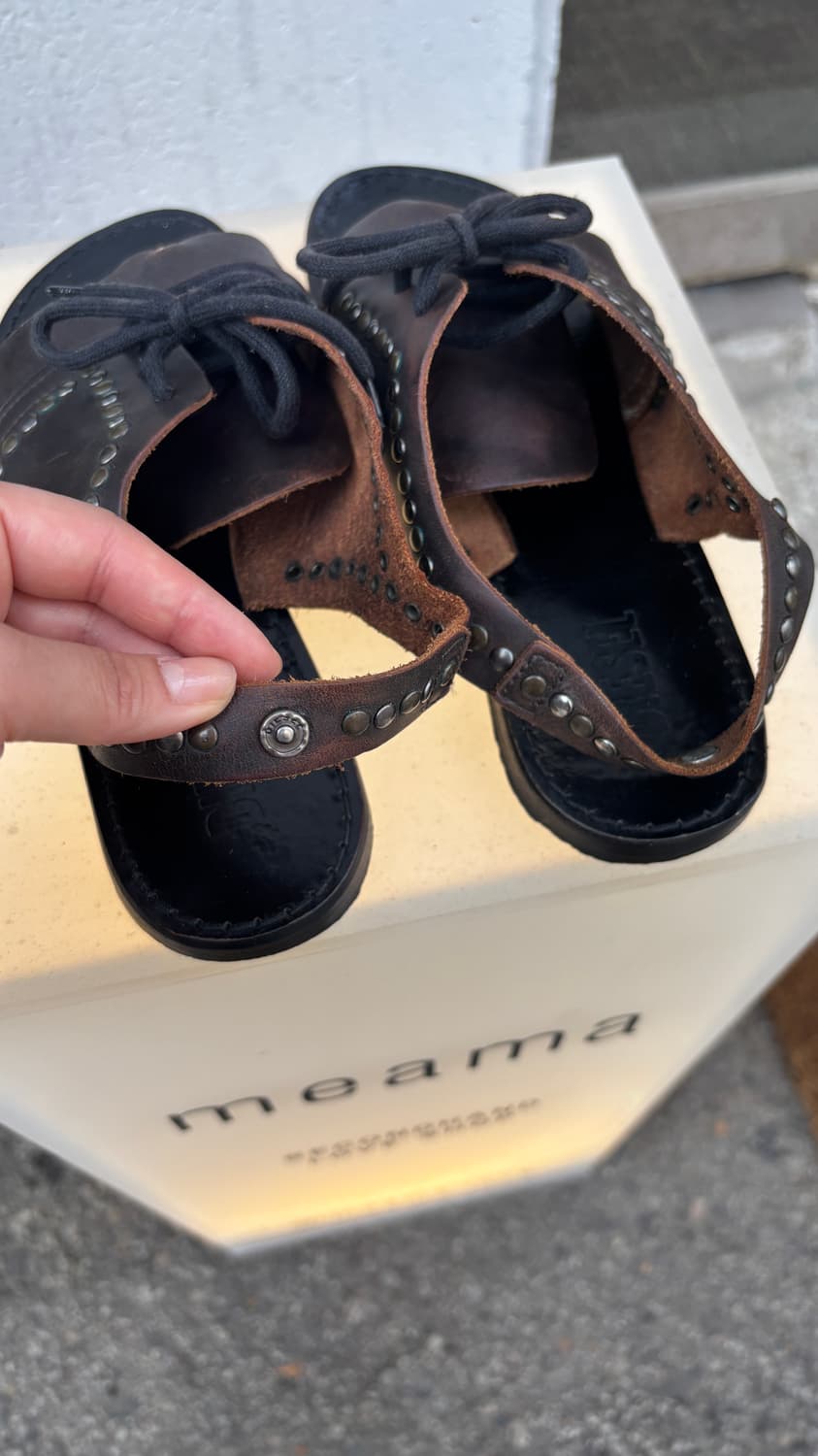 DIESEL studded leather sandal 상품이미지6
