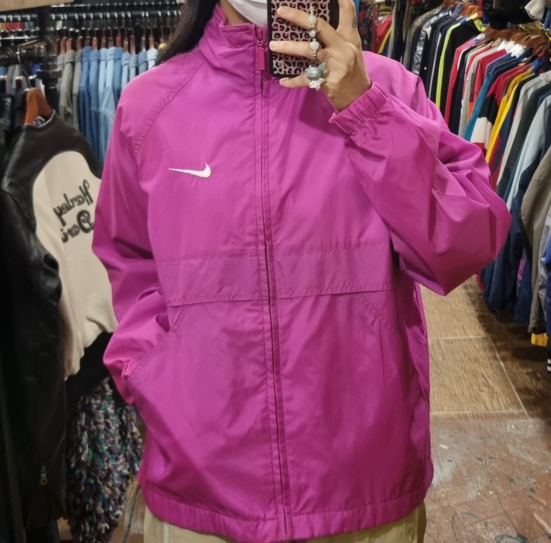[Hi] 나이키 바람막이 핑크 상품이미지2