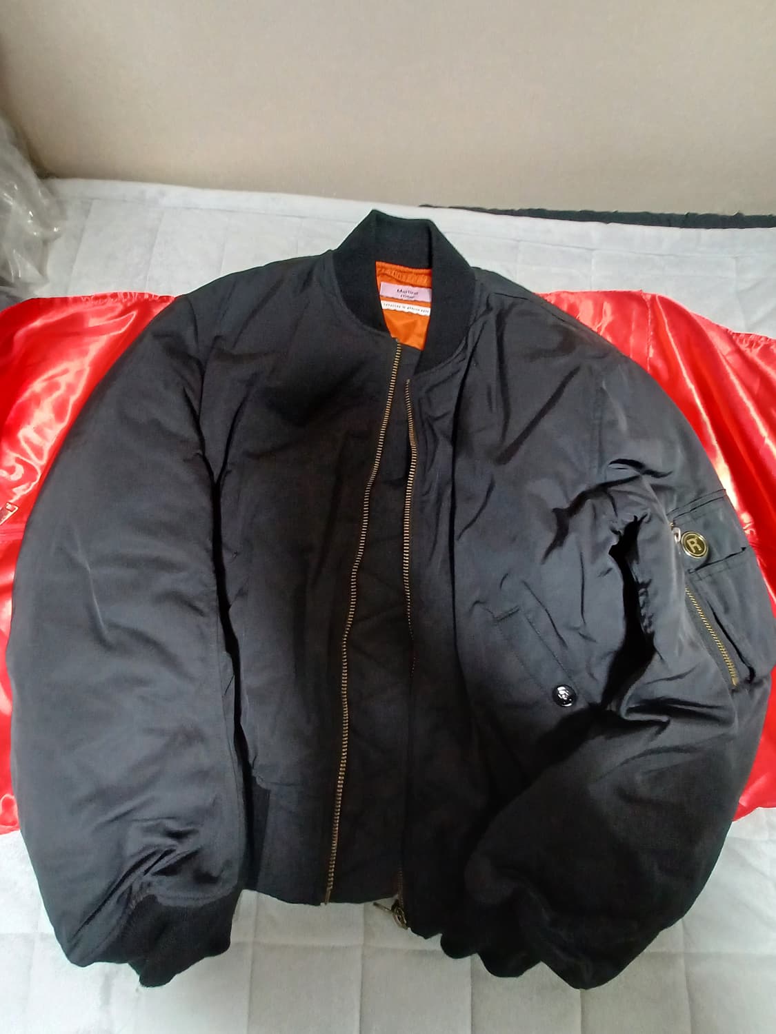 급처) [M] 마틴로즈 클래식 봄버 블랙 21ss  상품이미지3