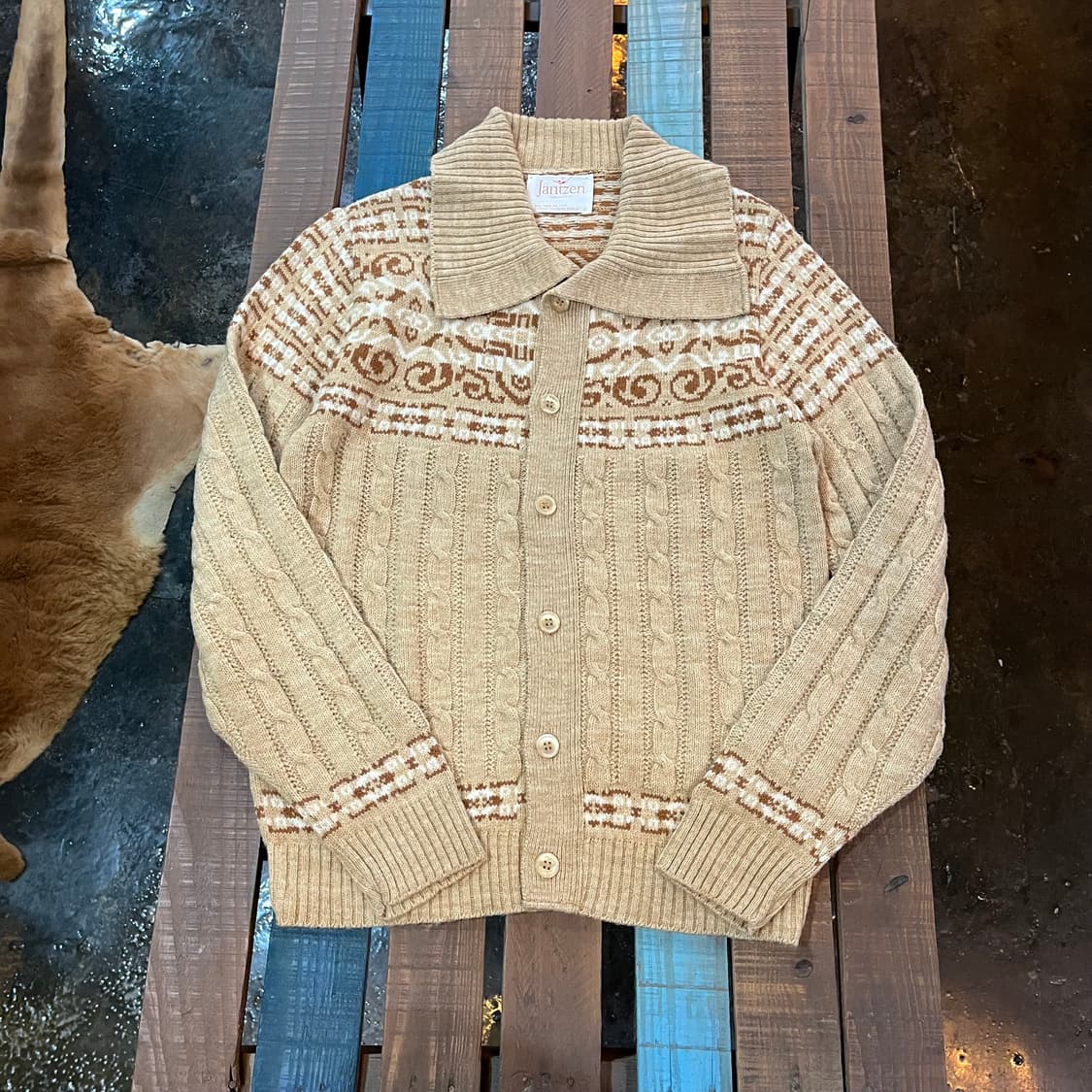7~80s Jantzen US 빈티지 니트 가디건 상품이미지1