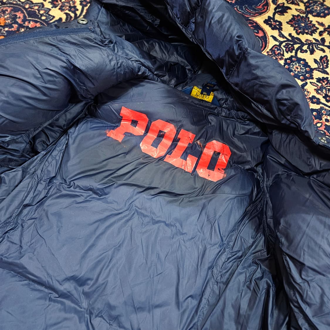폴로랄프로렌 덕다운 후드 롱패딩 상품이미지4