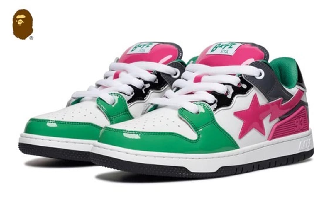 Bapesta green/pink 상품이미지1