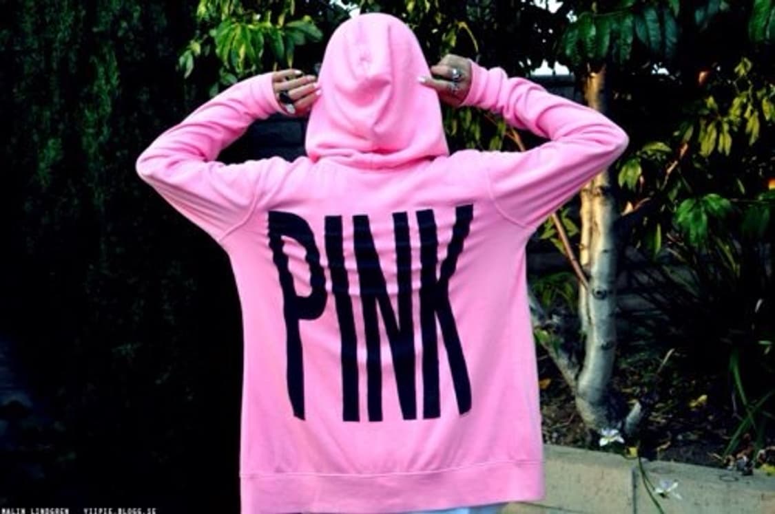 Victoria’s Secret  Neon Pink Logo Hoodie 상품이미지1