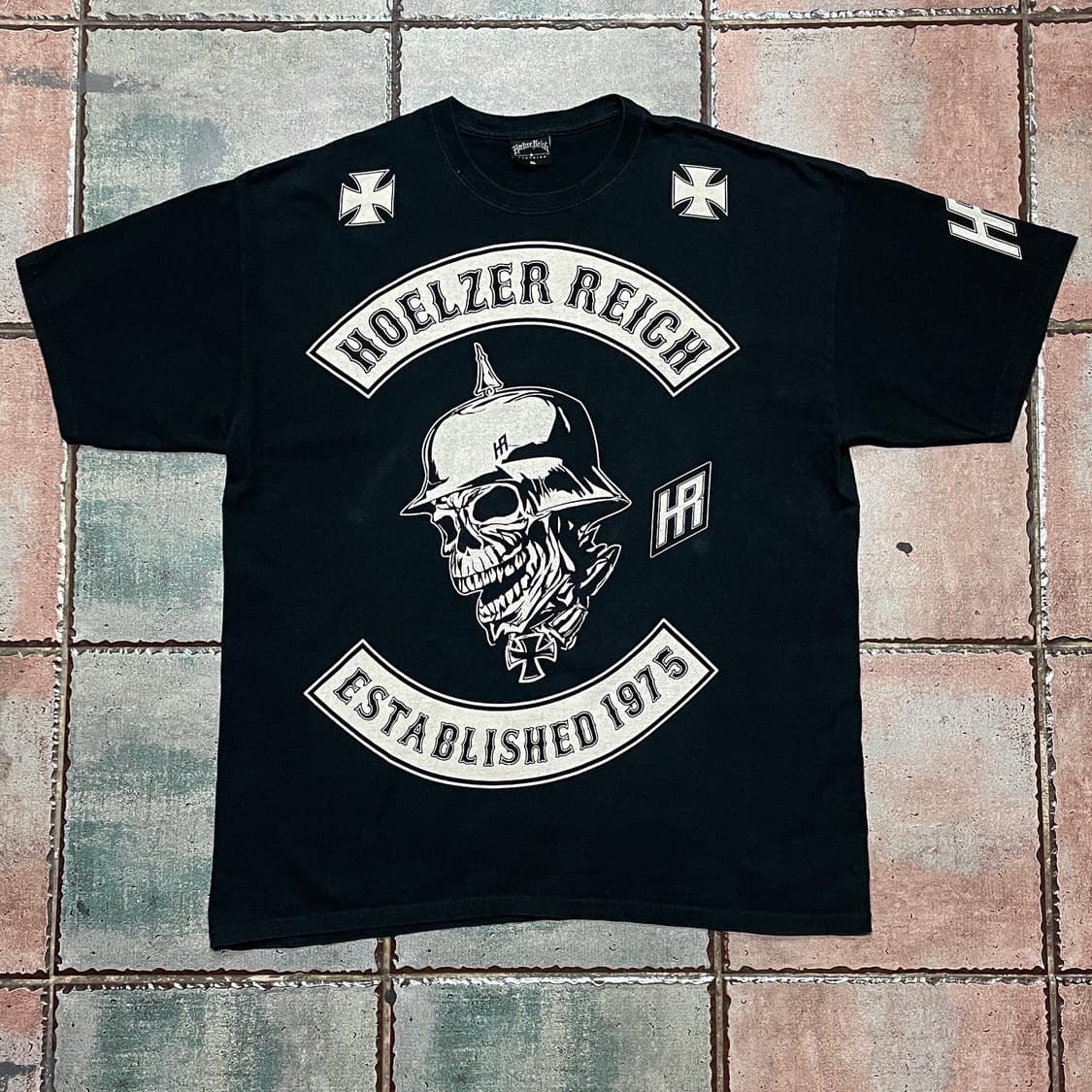 Iron cross 아이언 크로스 프린팅 티셔츠 상품이미지1