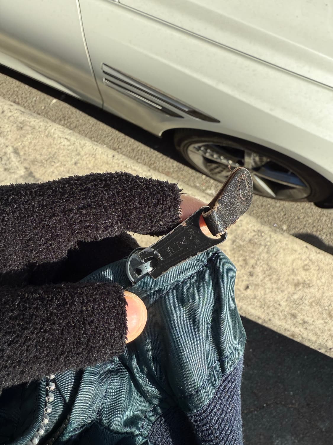 🇺🇸 90s 알파인더스트리 레더 카라 플라이트 자켓 상품이미지6