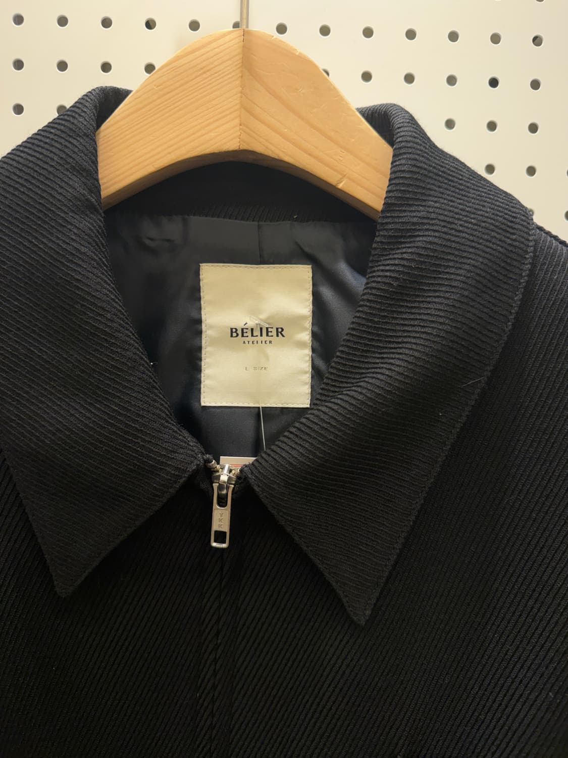 빈티지 골지 블랙 미니멀 자켓 U364 상품이미지4