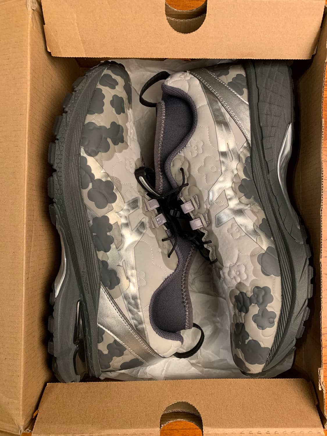 세실리아 반센 아식스 젤 터레인 미드탑 퓨어실버 그레이  265 상품이미지5